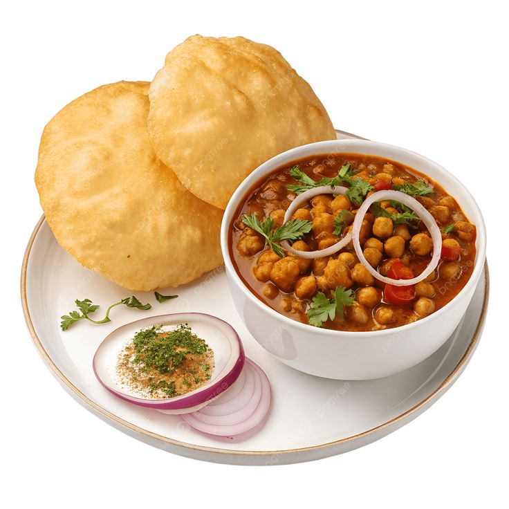 Poori, Channa masala - Combo