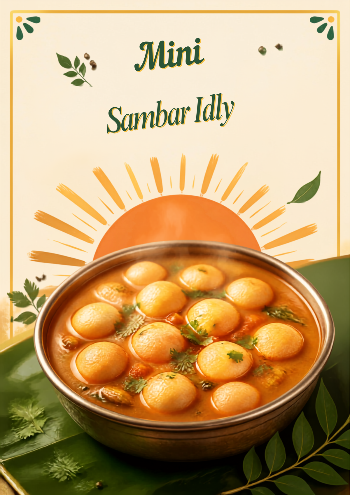 Idly - Sambar