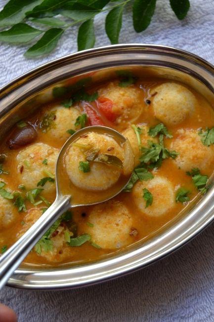 Mini Idly - Sambar
