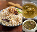 Ghee rice,Mutton curry,Mutton soup - Combo